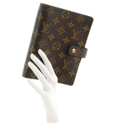 lv monogram agenda mm|Medium Ring Agenda Cover Monogram .